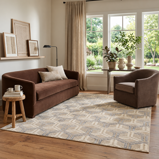 Senava Modern Geometric Washable Rug
