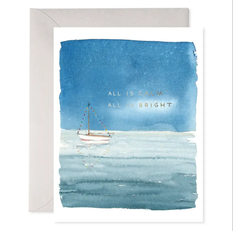 Holiday Sailboat Card