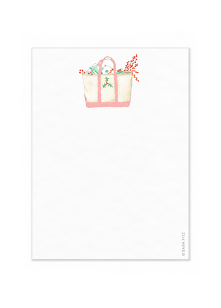 Holiday Tote Notepad
