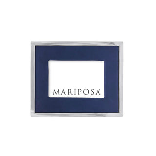 Leather with Metal Border Frame

