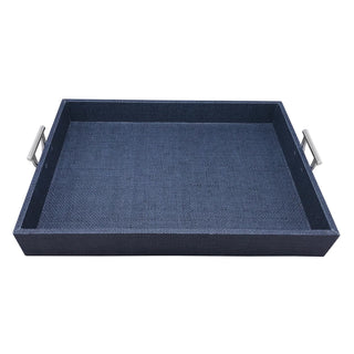 Tray with Metal Handles
