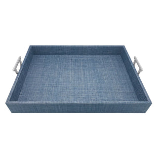 Tray with Metal Handles
