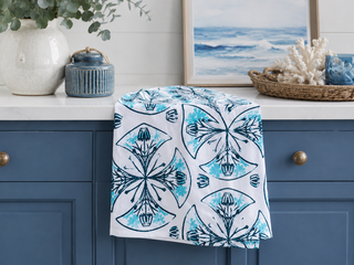 Tea Towel   Mosaic, Midnight & Saltwater
