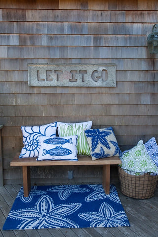 Starfish Navy Hook Rug   Kate Nelligan
