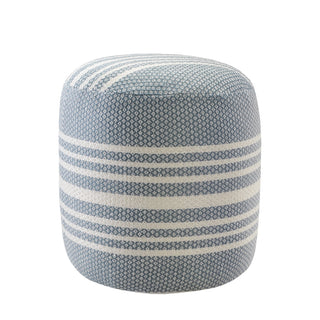 Simple Stripe Indoor Outdoor Pouf
