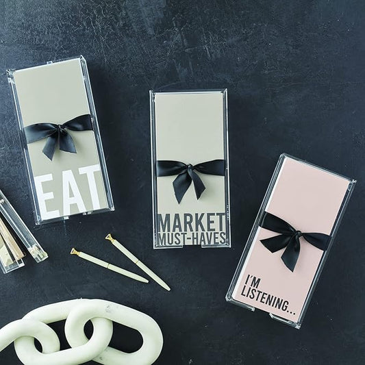 Market Must Haves Acrylic Tray & Paper