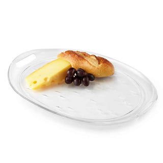 Embossed Fish Oval Acrylic Tray
