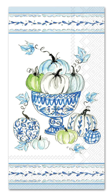 Chinoiserie Pumpkin Guest Towel ***