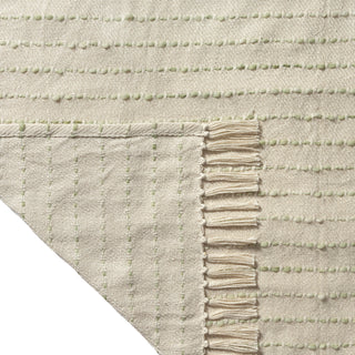 Contemporary 50" X 60" Striped Cotton Blend Throw Blanket
