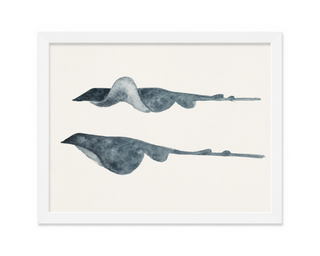 Watercolor Stingrays
