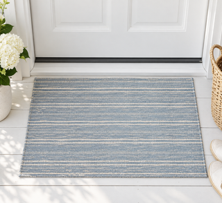 Skipper Stripe Handwoven Indoor/Outdoor Rug   2' x 3' ***
