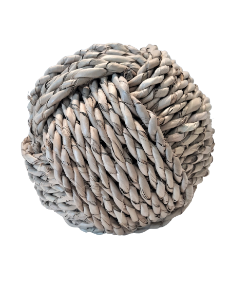 Large Twisted Rope Ball Monkey Knot Weave 6'