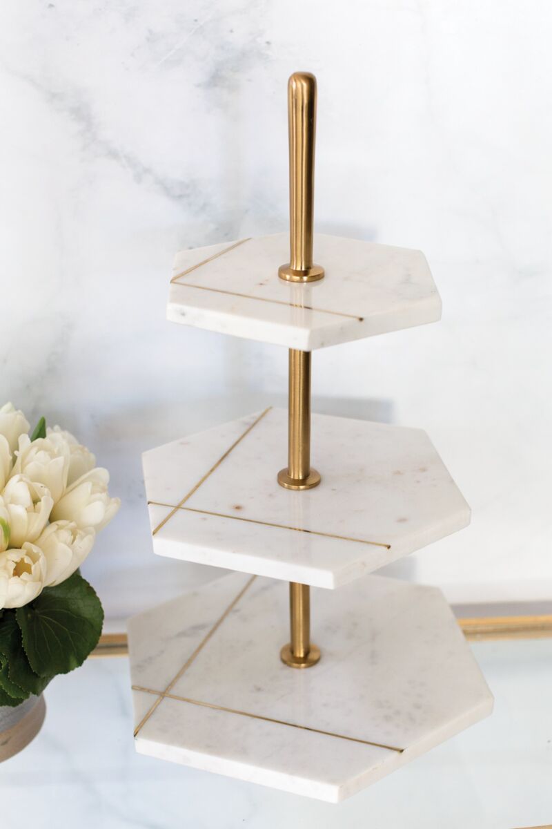 Lexa Marble Stand - Online Only