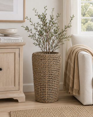 Seagrass Tall Round Basket Large
