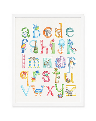 Watercolor Abcs
