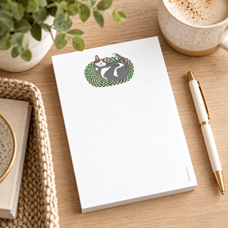 Cozy Kitty Notepad
