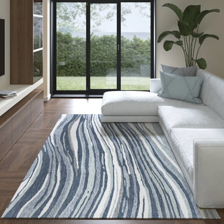 Noah Contemporary Striped Indoor Area Rug
