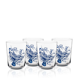 Lucy Blues Short Drinking Glass
