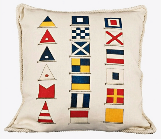 Pillow  Nautical Flags 20x20