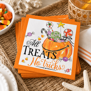 ALL TREATS COCKTAIL NAPKIN
