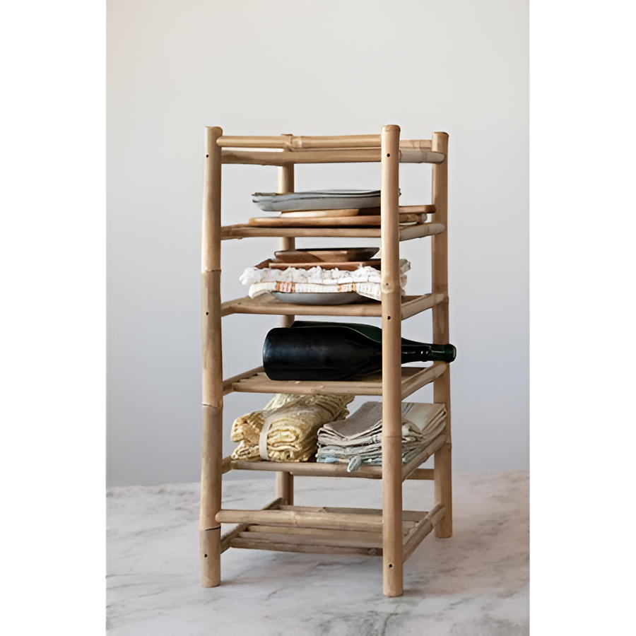 Bamboo 6 Tier Bookshelf ***
