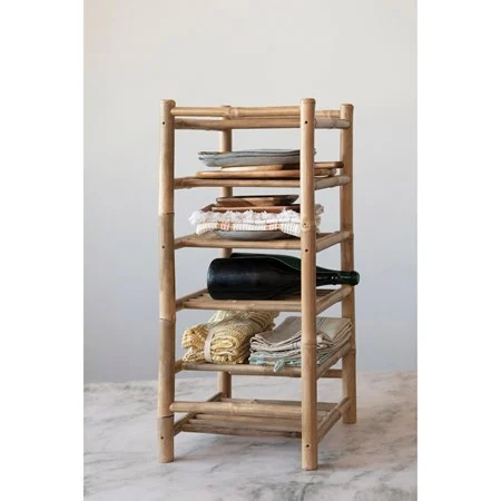 Bamboo 6 Tier Bookshelf ***