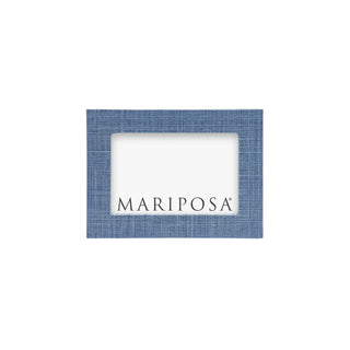 Indigo Faux Grasscloth Frame
