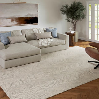 Nevaeh Transitional Chevron Indoor Area Rug
