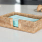 Rattan Napkin Holder with Cutout
