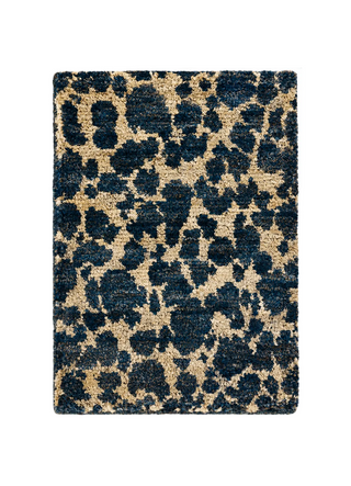 Stormi Indigo Hand Knotted Jute Rug 2x3
