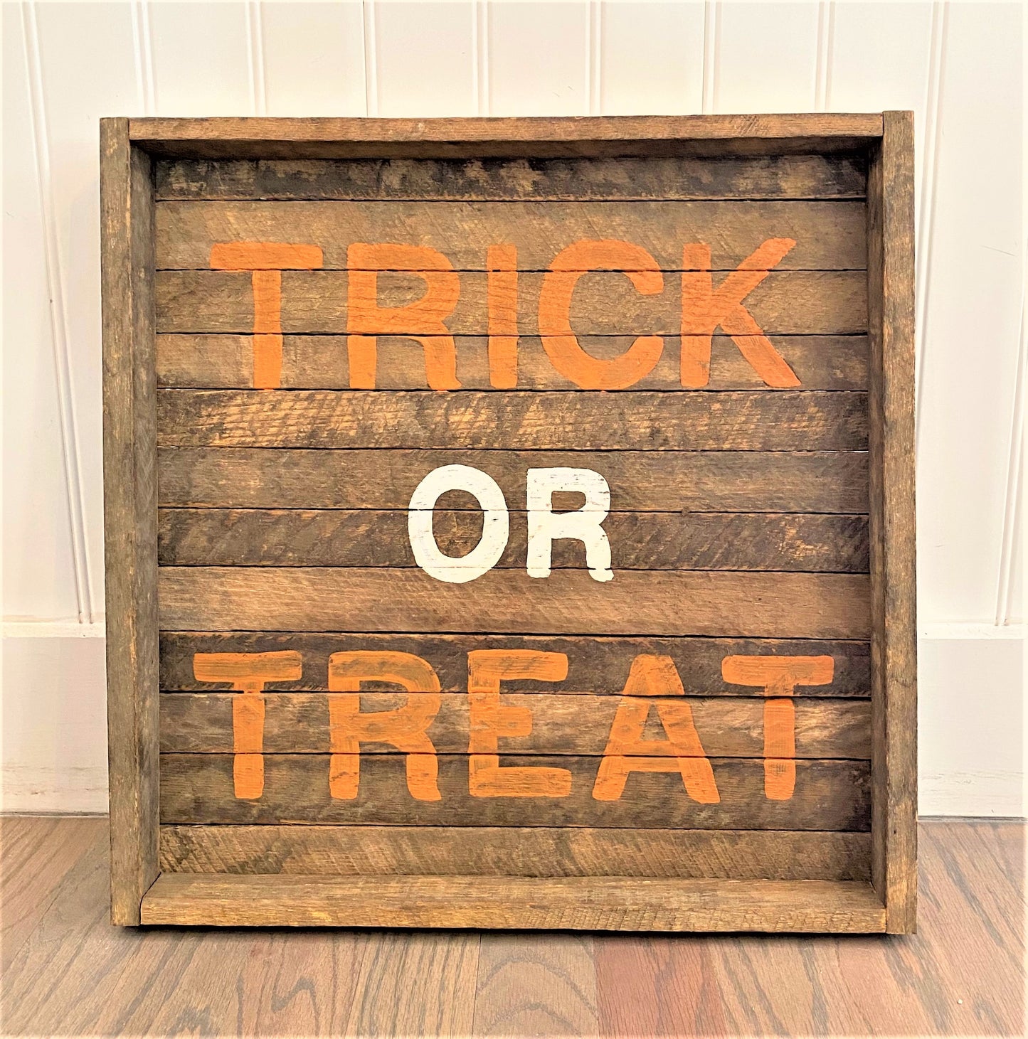 Square Tobacco Tray Trick or Treat