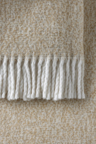 Tweed Weave Throw with Fringe
