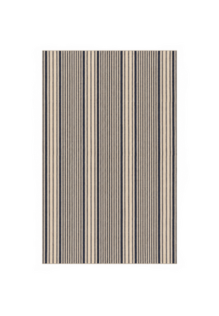 Axiom Coastal Striped Machine Washable Rug
