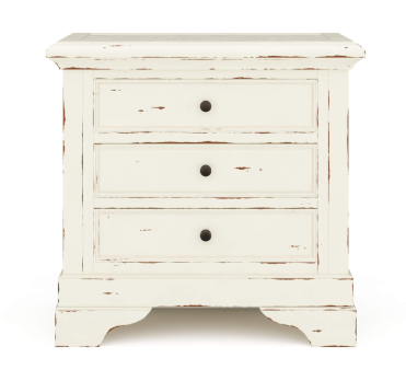 Huntley 3 Drawer Nightstand White Harvest (WHD)
