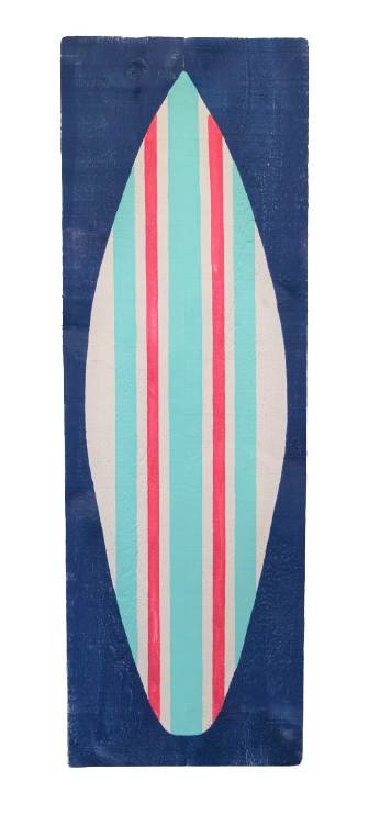 24x72 Surfboard Batik with SW/VB Stripes