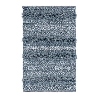Zhara Stripe Denim Indoor/Outdoor Rug 2' x 3'
