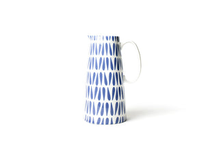Iris Blue Drop Pedestal Pitcher
