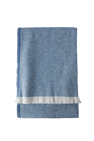 Recycled Cotton Eyelash Throw   55" X 70"
