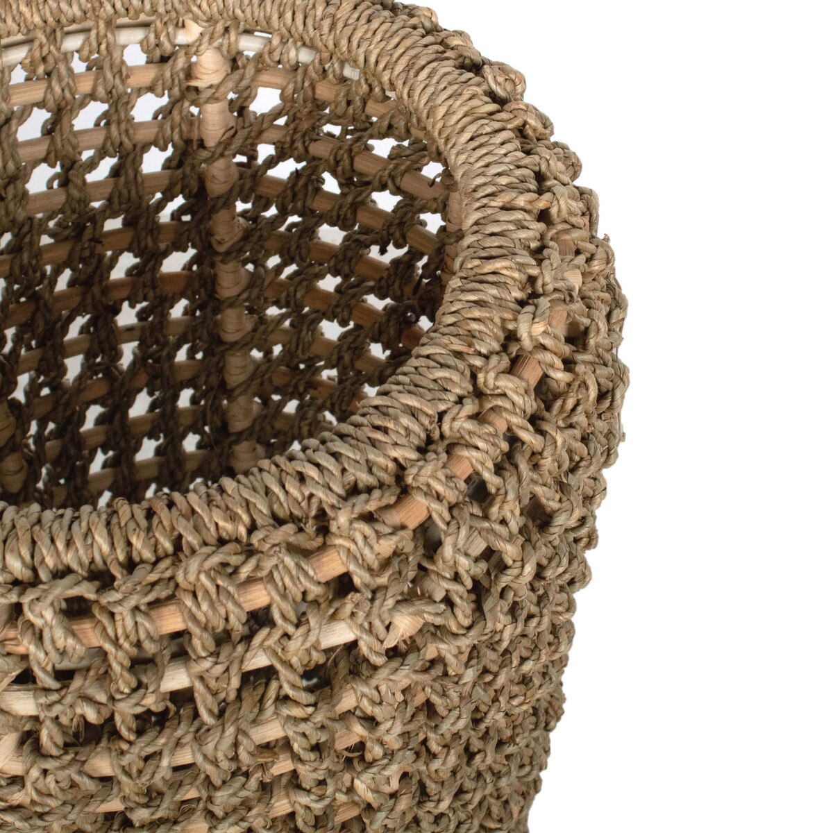 Seagrass Tall Round Basket Large