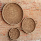 Gaia Round Woven Wall Decor Basket, Set of 3