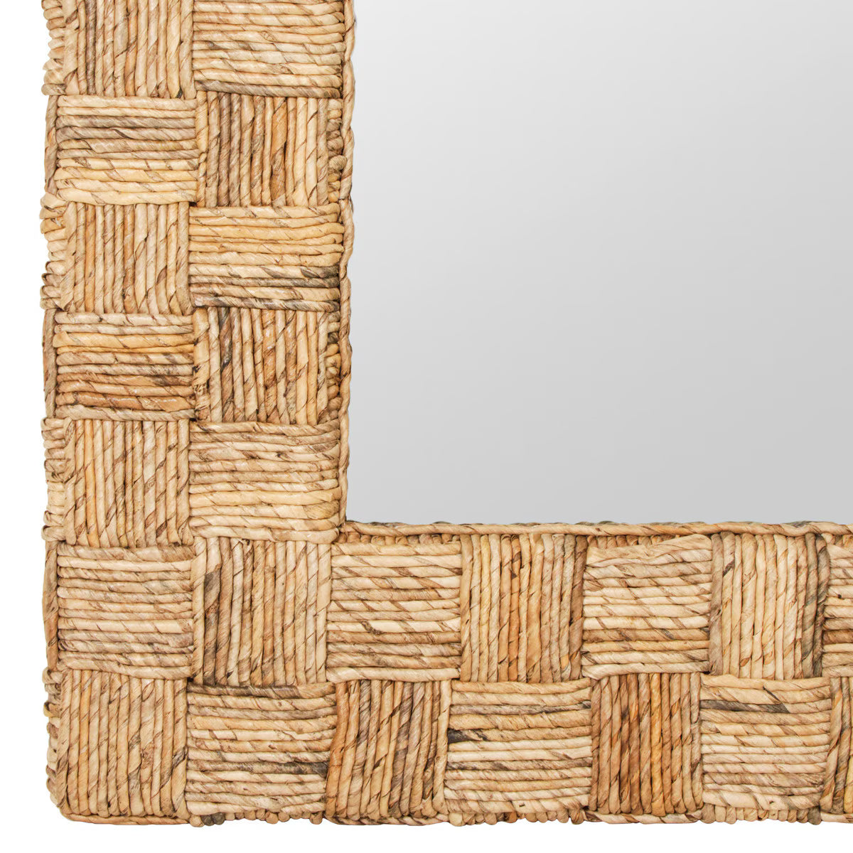 Delmare Large Leaning Abaca Mirror, 79"H