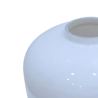 16" Oblong Vase With Flat Rim Glass
