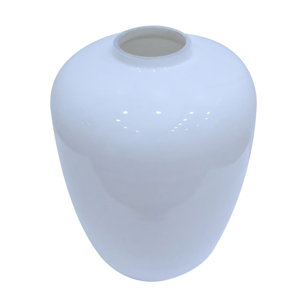 16" Oblong Vase With Flat Rim Glass