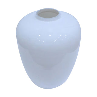 16" Oblong Vase With Flat Rim Glass
