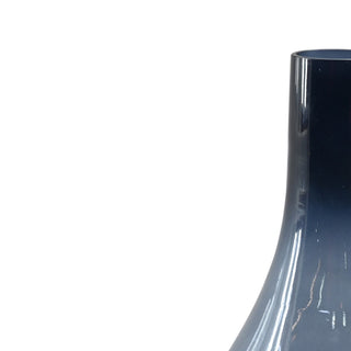 Indigo Road by Egypt Sherrod Mira Glass 10" Long Neck Vase, Deep Blue
