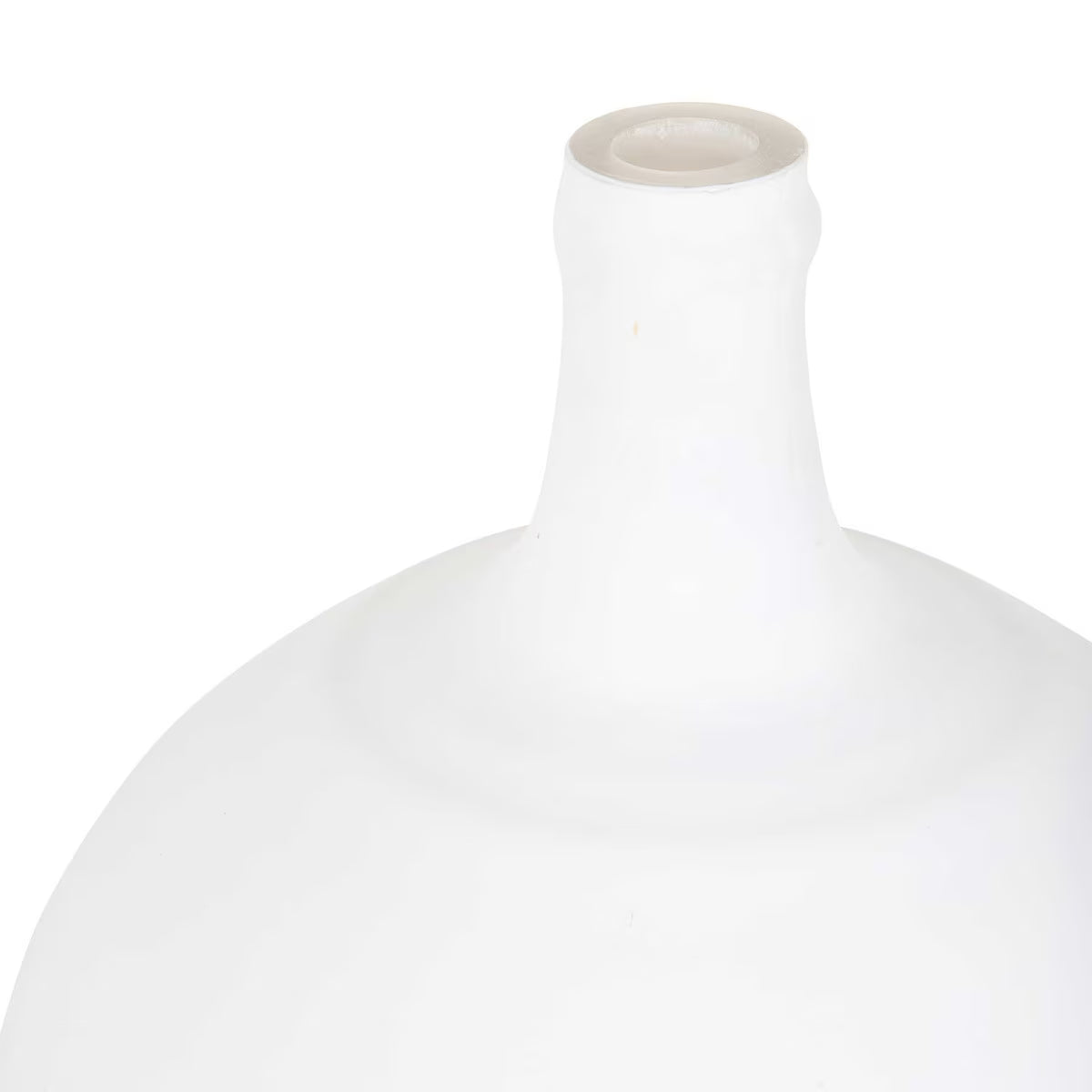Athea 12.5" Glass Vase, Matte White
