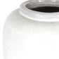 Thea Stoneware Vase, Large, White