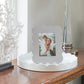 Scalloped Lacquer Photo Frame