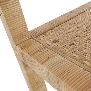 Palma Rattan Wrapped Bookshelf, Antique Natural
