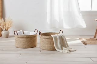 Corsa Mendong Round Basket   Set Of 2
